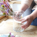 सिलेंडर ग्लास फूलदान पारदर्शी सरल फूल ग्लास vases